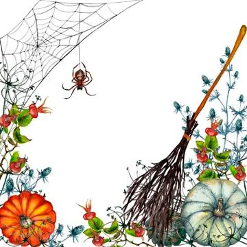 Halloween frame. 스톡 일러스트