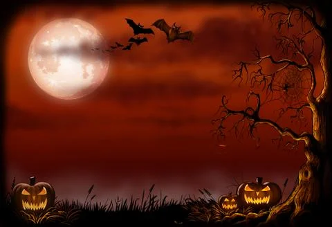 Halloween Frame Stock Illustration