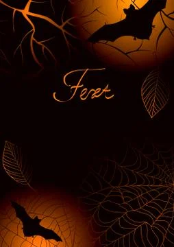 Halloween frame Stock Illustration