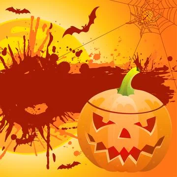 Halloween frame Stock Illustration