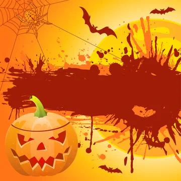 Halloween frame Stock Illustration
