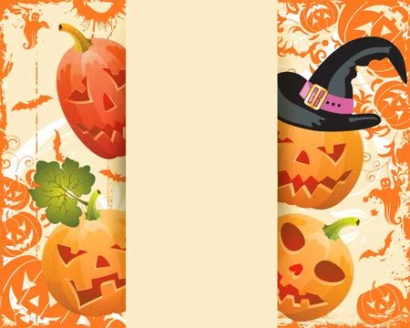 Halloween frame Stock-Illustration