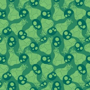 Halloween fruit seamless pears pattern for wrapping paper and fabrics Stock Illustration