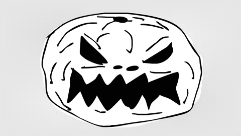 Halloween Funny Pumpkins Stock Footage 158563425