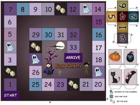 Halloween game Stock Illustration