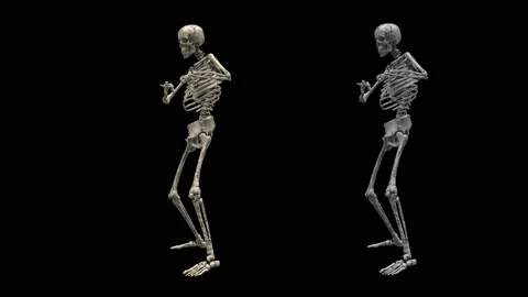 Halloween, Ghost, with Alpha matte. 库存影片 150267915