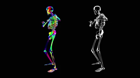 Halloween, Ghost, with Alpha matte. 库存影片 150267959