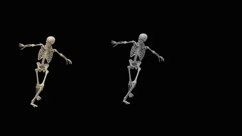 Halloween, Ghost, with Alpha matte. 库存影片 151412697