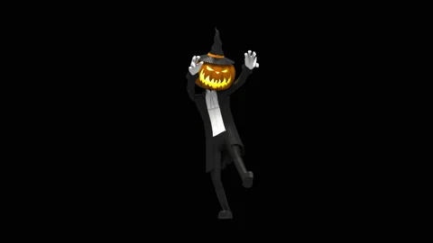 Halloween, Ghost, with Alpha matte. Stock Footage 151579614