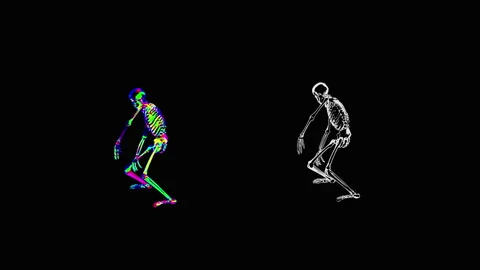 Halloween, Ghost, with Alpha matte. 库存影片 151785048