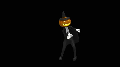 Halloween, Ghost, with Alpha matte. Видео 153461952