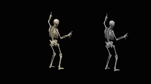 Halloween, Ghost, with Alpha matte. Stock Footage 153616763