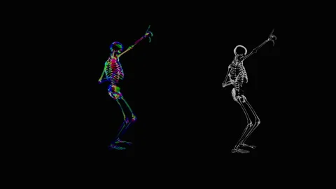 Halloween, Ghost, with Alpha matte. Stock Footage 153617019