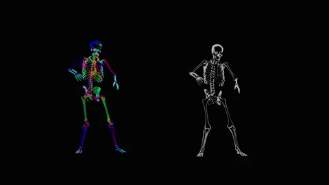 Halloween, Ghost, with Alpha matte. 库存影片 154135701