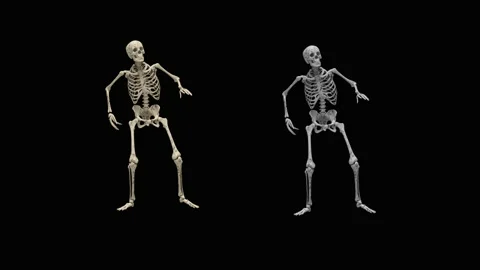 Halloween, Ghost, with Alpha matte. 库存影片 154327986