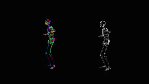 Halloween, Ghost, with Alpha matte. 库存影片 154328023