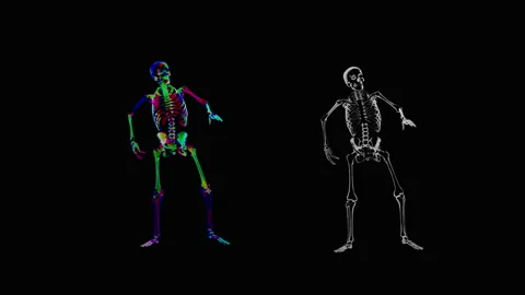 Halloween, Ghost, with Alpha matte. 動画素材 154328053