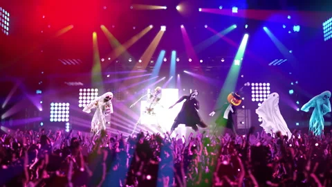 Halloween, Ghost, with Alpha matte. 库存影片 155882713