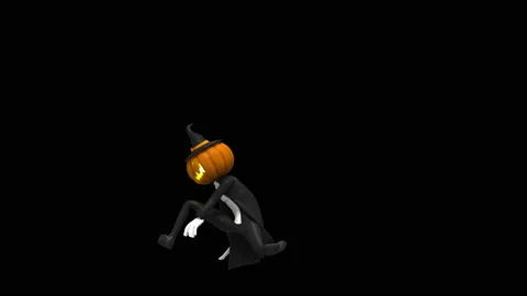 Halloween, Ghost, with Alpha matte. 库存影片 156036553