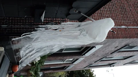 Halloween  Ghost Decoration Stock Footage 288327755