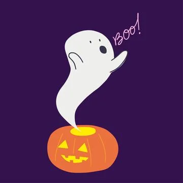 Halloween ghost Stock Illustration