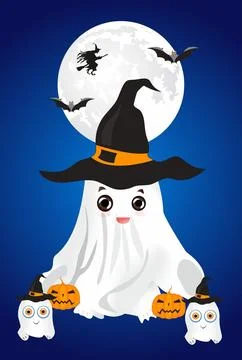 Halloween ghost Stock Illustration