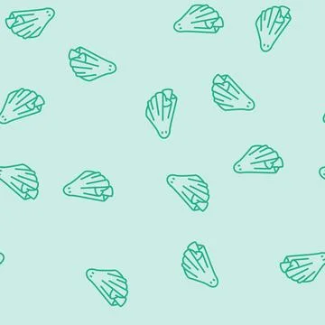 Halloween ghost line seamless pattern 스톡 일러스트