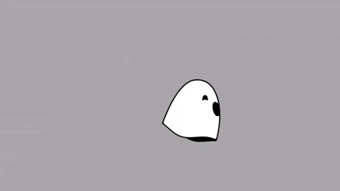 Halloween Ghosts Animation with Two Funny Characters Floating and Moving 库存影片 331107329