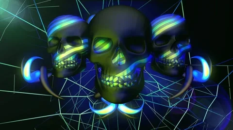 Halloween GID Loop 1 Video stock 59979549