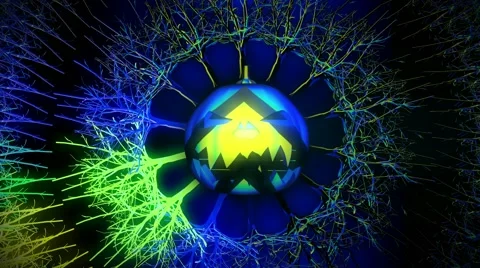 Halloween GID Loop 10 Stock Footage 59984762