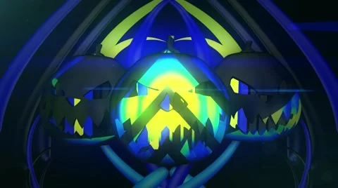 Halloween GID Loop 11 Video stock 60003261