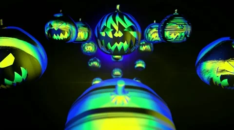 Halloween GID Loop 12 Stock Footage 60003706