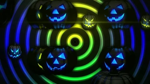 Halloween GID Loop 24 Stock-Footage 60006035