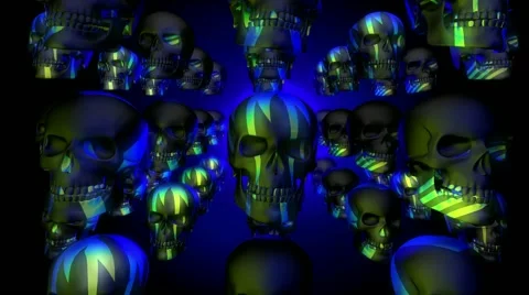 Halloween GID Loop 4 Stock Footage 59979679