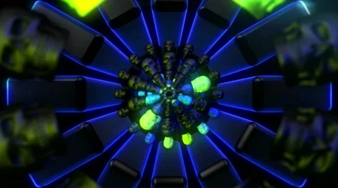 Halloween GID Loop 6 Stock Footage 59982760