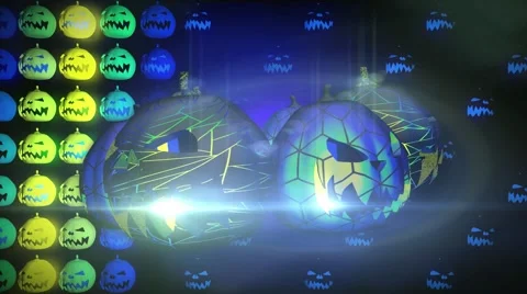 Halloween GID Loop 8 Stock Footage 59984012