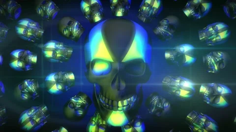 Halloween GID Loop 9 Stock Footage 59984125