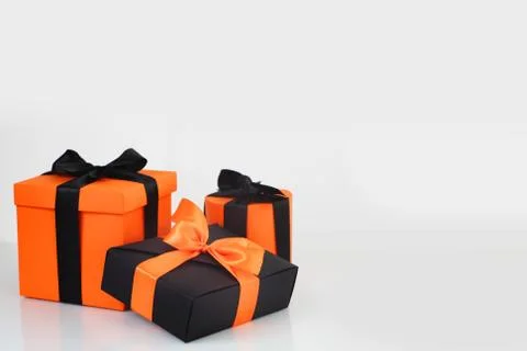 Halloween gift boxes Stock Photos