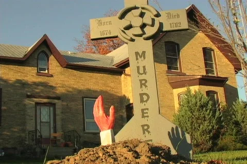 HALLOWEEN GRAVE Stock Footage 87713