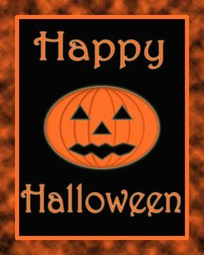 Halloween greeting Stock Illustration