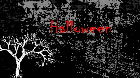 Halloween grunge background with bats. Stock Footage 43089830