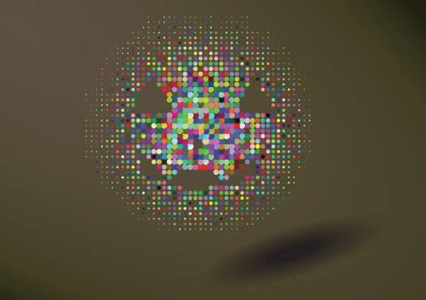 Halloween halftone Stock Illustration