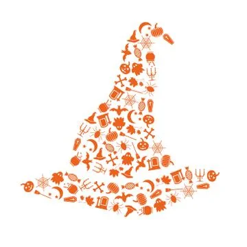 Halloween hat Stock Illustration