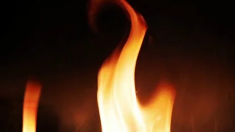 Halloween haunted flames background Stock Footage 81288077