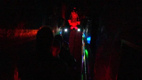 Halloween Haunted Walk Stock Footage 112675736