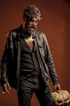 Halloween hell, hellfire, danger, death concept Stock Photos