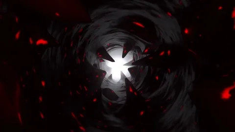 Halloween Hell Tunnel Loop 01 Stock Footage