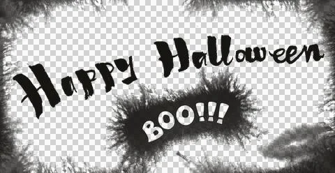 Halloween horizontal banner Stock Illustration