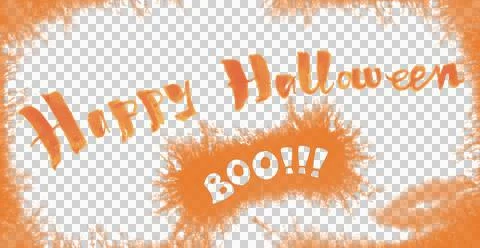 Halloween horizontal banner Stock Illustration