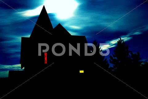 Halloween house Stock Illustration